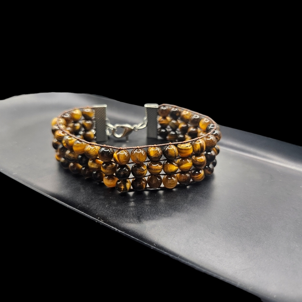 Tigers Eye Row Bracelet